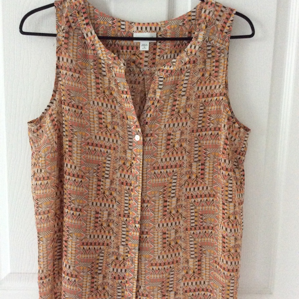J.Jill Sleeveless Shirt, LP, NWOT